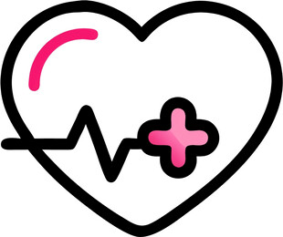 心脏救助医疗UI图标png免抠