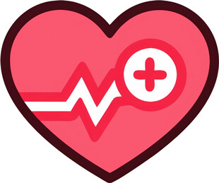 心脏救助医疗UI图标png免抠