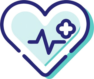 心脏救助医疗UI图标png免抠