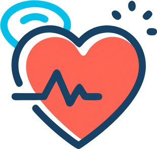 心脏救助医疗UI图标png免抠