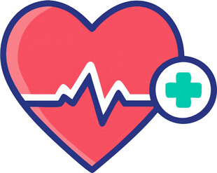 心脏救助医疗UI图标png免抠