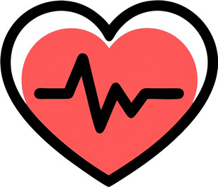 心脏救助医疗UI图标png免抠