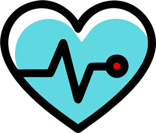 心脏救助医疗UI图标png免抠