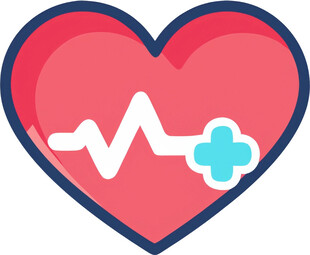心脏救助医疗UI图标png免抠