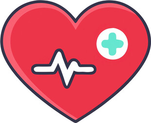 心脏救助医疗UI图标png免抠