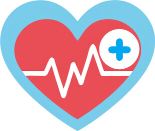 心脏救助医疗UI图标png免抠