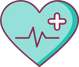 心脏救助医疗UI图标png免抠