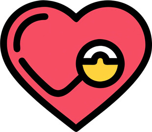 心脏救助医疗UI图标png免抠