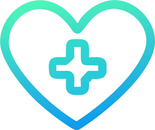 心脏救助医疗UI图标png免抠