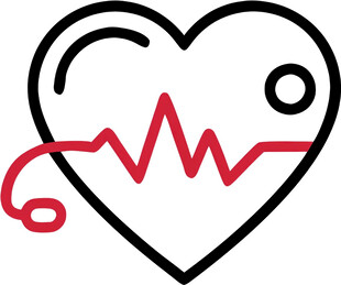 心脏救助医疗UI图标png免抠