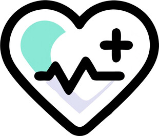 心脏救助医疗UI图标png免抠