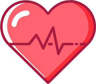 心脏救助医疗UI图标png免抠