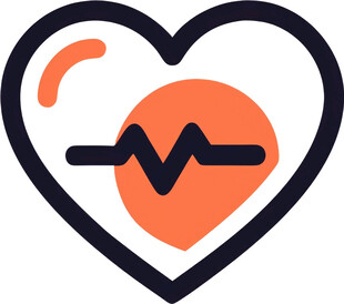 心脏救助医疗UI图标png免抠