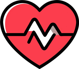 心脏救助医疗UI图标png免抠