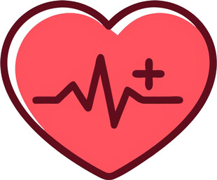 心脏救助医疗UI图标png免抠