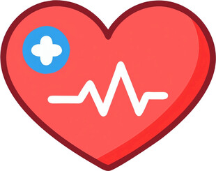 心脏救助医疗UI图标png免抠