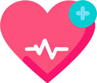 心脏救助医疗UI图标png免抠