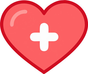 心脏救助医疗UI图标png免抠