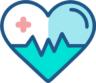 心脏救助医疗UI图标png免抠