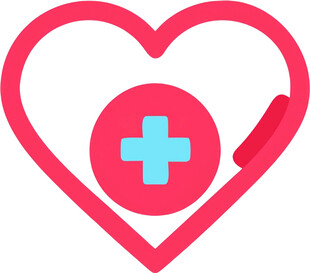 心脏救助医疗UI图标png免抠