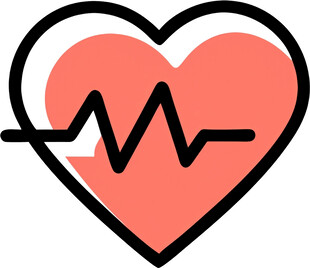 心脏救助医疗UI图标png免抠