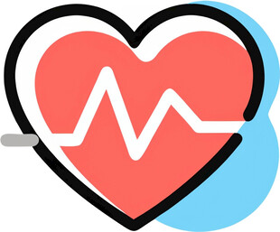 心脏救助医疗UI图标png免抠