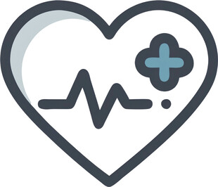 心脏救助医疗UI图标png免抠