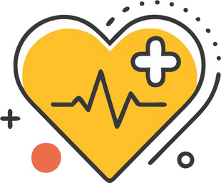 心脏救助医疗UI图标png免抠