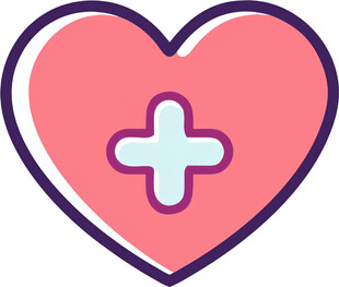 心脏救助医疗UI图标png免抠