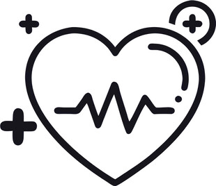 心脏救助医疗UI图标png免抠