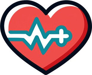 心脏救助医疗UI图标png免抠