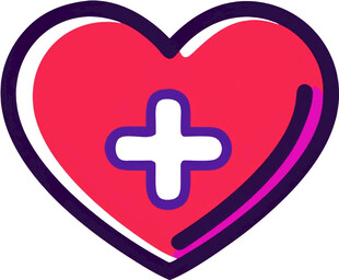 心脏救助医疗UI图标png免抠