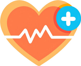 心脏救助医疗UI图标png免抠