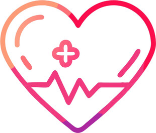 心脏救助医疗UI图标png免抠