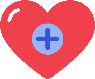 心脏救助医疗UI图标png免抠