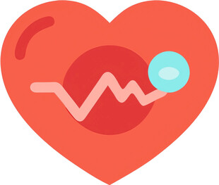 心脏救助医疗UI图标png免抠