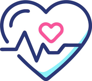 心脏救助医疗UI图标png免抠