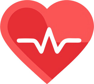 心脏救助医疗UI图标png免抠