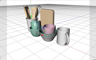 C4D模型 厨房工具