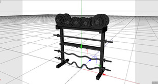 C4D模型 运动器材