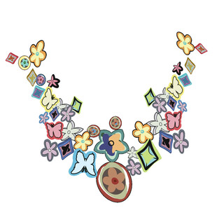 卡通蝴蝶花图案设计