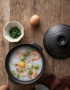 砂锅海鲜粥