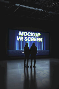 大屏幕贴图样机