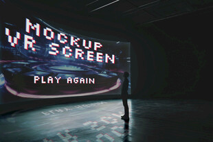 大屏幕贴图样机