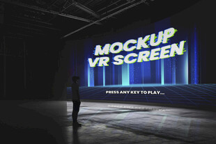 大屏幕贴图样机