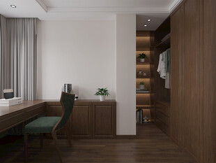 衣帽间效果图 