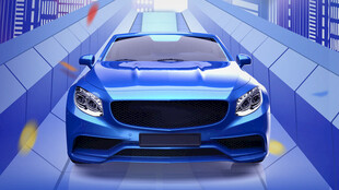 创意汽车企业海报