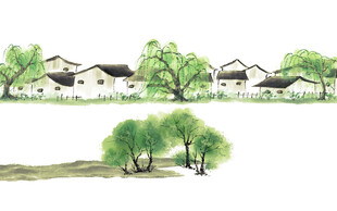 柳树房屋