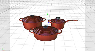 C4D模型 锅子