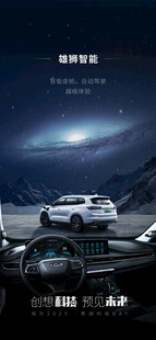智能科技汽车海报